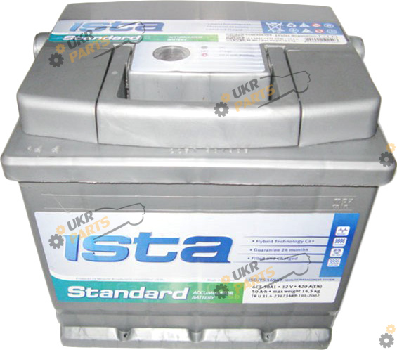 Автомобильный аккумулятор ISTA Standard 6СТ-50 A1 Euro 420 А 50 Ач (550 04 04)
