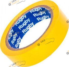 Изолента Rugby PVC желтая 30 м / (2000008257527)