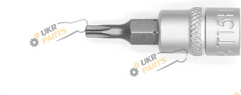 Головка Torx T RED STRIPE квадрат 1/4
