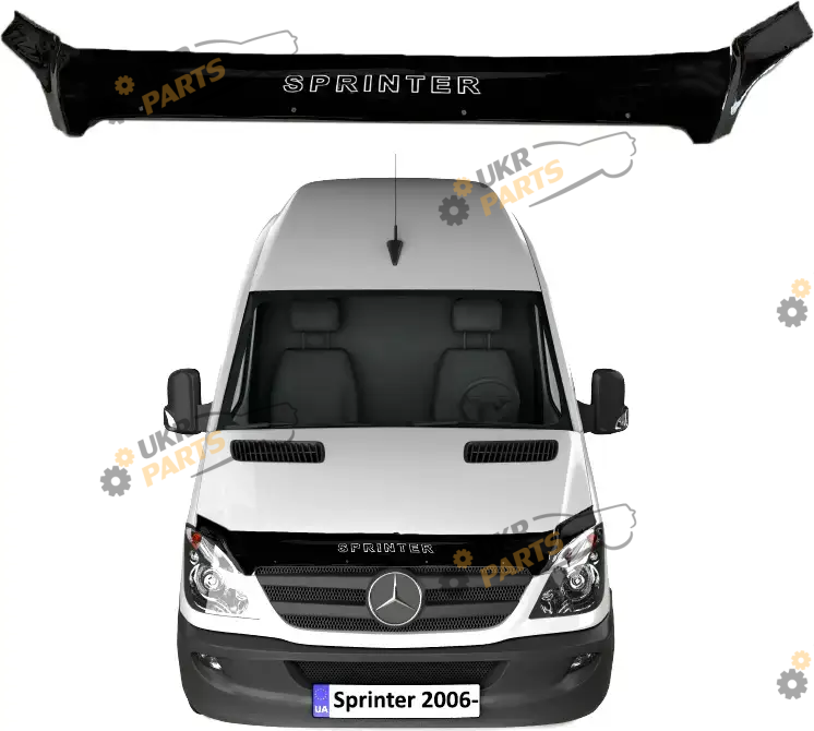 Дефлектор капота Restar Vip Mercedes Sprinter W906 2006-2013 г.в (MRD20 / MRD07)