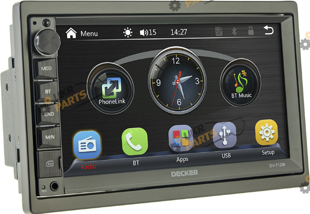 Бездисковая автомагнитола Decker DV 712W (DV-712W)