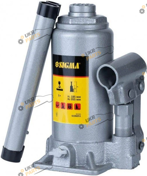 Бутылочный Домкрат Sigma 5 т Гидравлический (6106051)