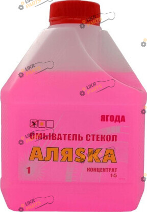 Жидкость омывателя концентрат летняя АЛЯSКА Ягода 1 л (999730)