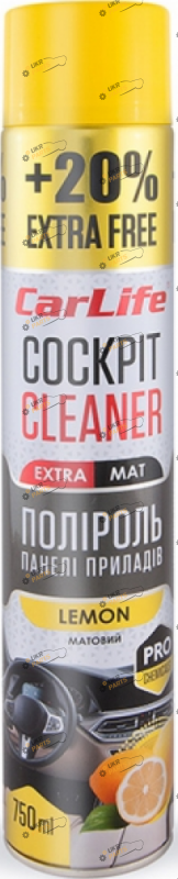 Полироль для пластика Carlife Cockpit Cleaner EXTRA MAT 0.75 л (CF771)