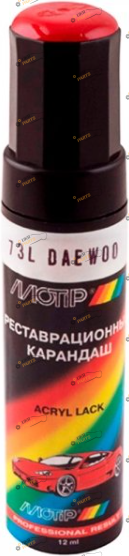 Карандаш для удаления царапин красный 12 г Daewoo (73L)