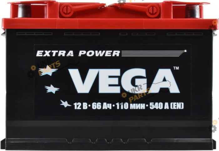 Автомобильный аккумулятор Vega 66 Ач (V66054013)