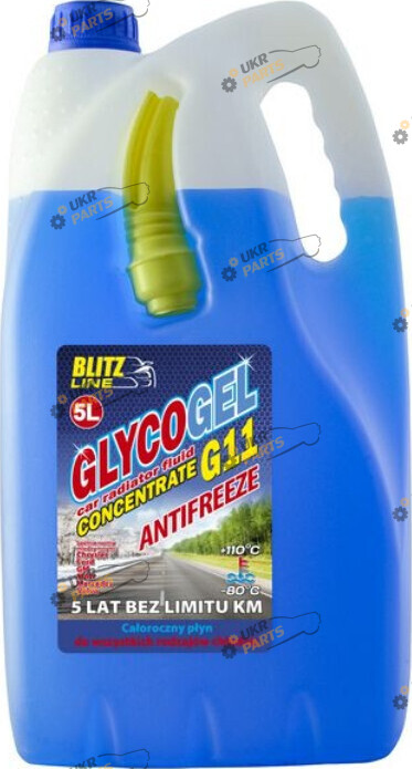 Концентрат антифриза Blitz Line Glycogel G11 синий 5 л (26159)