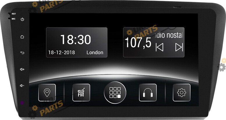 Штатная автомагнитола Gazer CM6510-5E3 Skoda (25095)