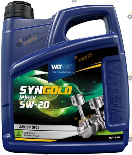 Моторное масло Vatoil SynGold (P)HEV 5W-20 4 л (50785)