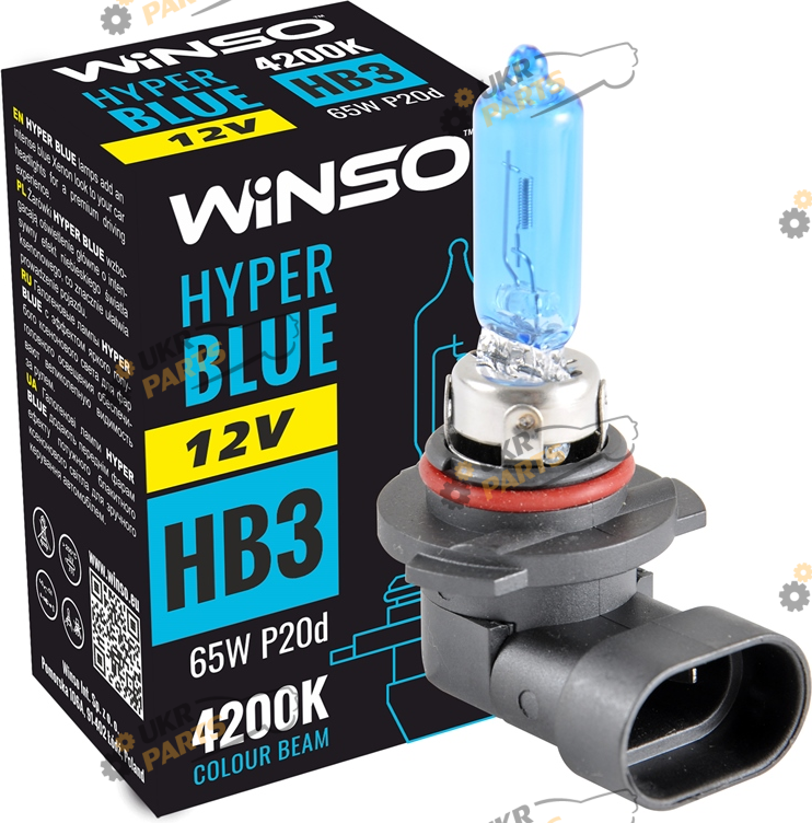 Галогеновая лампа Winso Hyper Blue HB3 HB3 1 шт (712510)