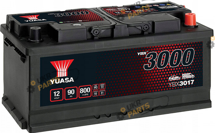 Автомобильный аккумулятор Yuasa SMF Battery 90 Ач (YBX3017)