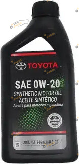 Моторное масло Toyota SN 0W-20 1 л (002790WQTE)