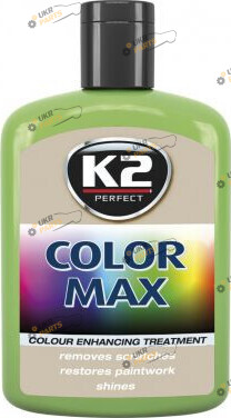 Полироль для кузова K2 COLOR MAX светло-зеленая 0.2 л (K020JZ)