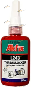 Фиксатор резьбы Akfix L243 средней фиксации 50 мл синий (L243)