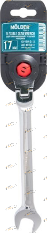 Ключ комбинированный MOLDER с трещеткой 17 мм (MT57017)