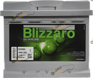 Автомобильный аккумулятор Blizzaro Silverline 480A, R+ 50 Ач (LB1 050 048 013)
