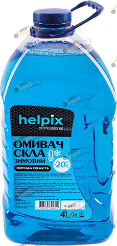 Жидкость омывателя готовая зимняя HELPIX (МОРСЬКА СВІЖІСТЬ) -20 °C 4 л (4719 (126/3))