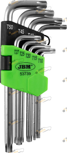 Набор шестигранников JBM 9 шт (53739)