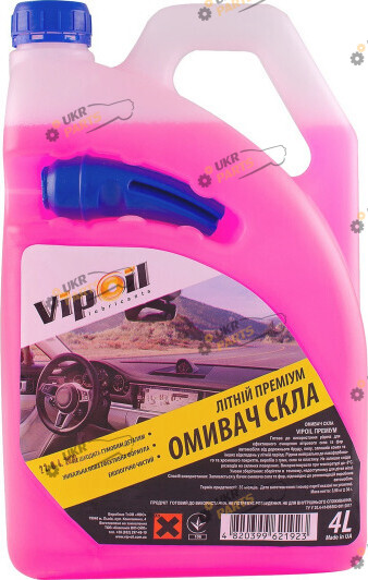 Жидкость омывателя готовая летняя Vipoil Premium Эйфория 4 л (0359868)