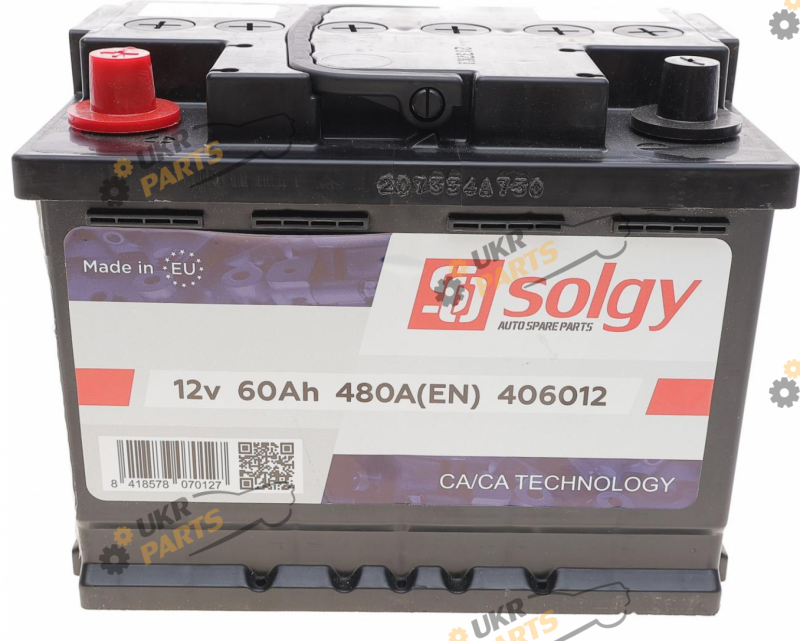 Автомобильный аккумулятор Solgy 60 Ач (406012)