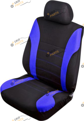 Чехлы для сидений Vitol Polyester черно-синие (VSC-38260P-11 BK/BL)