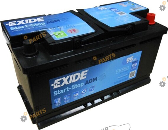 Автомобильный аккумулятор Exide AGM 6СТ-95 (-/+) Euro 850 А 95 Ач (EK950)