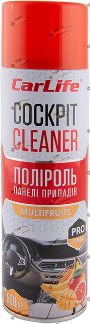 Полироль для торпеды Carlife Cockpit Cleaner Мультифрукт 0.5 л (CF507)