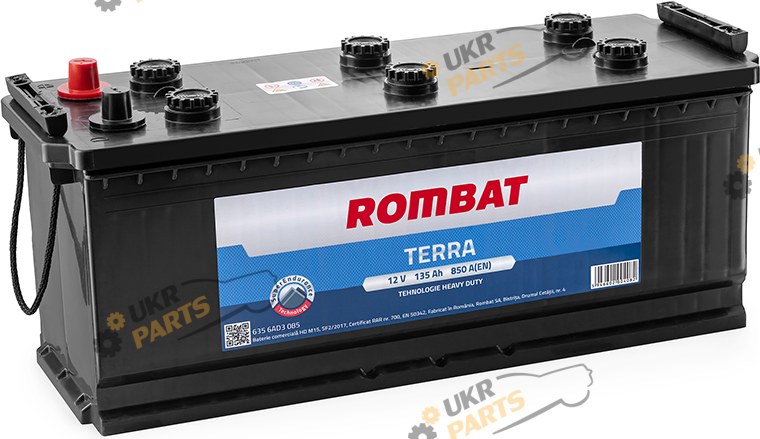 Грузовой аккумулятор Rombat TERRA 135 Ач (T135G)