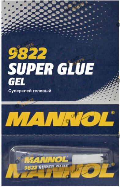 Клей Mannol GEL Super Glue 3 мл (9822)
