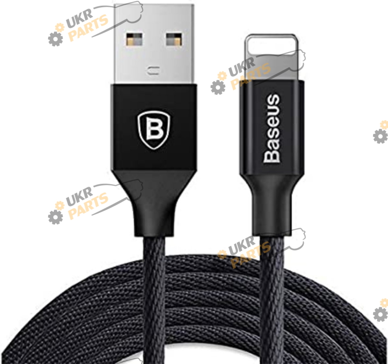Кабель Baseus Yiven Black USB/Lightning 2 А (CALYW-01)