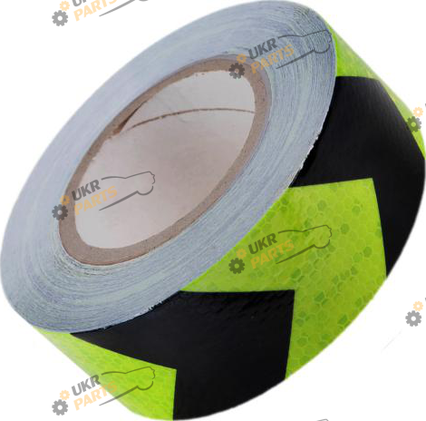 Светоотражающая лента 3М YELLOW\BLACK 50 м / 50 мм (47692)