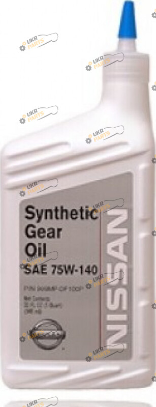Масло трансмиссионное Nissan Gear Oil 75W-140 0.946 л (999MP-DF100-P)