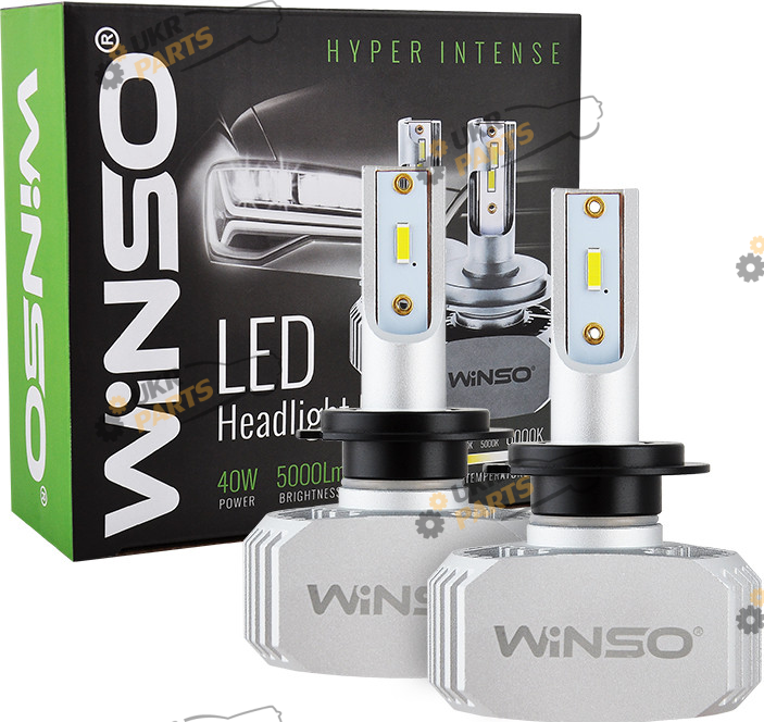 LED лампа Winso LED H4 12/24V CSP Chip H7 40 Вт (792700)