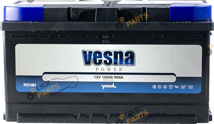 Автомобильный аккумулятор Vesna NEW!!! Power 100 Ач (415010)