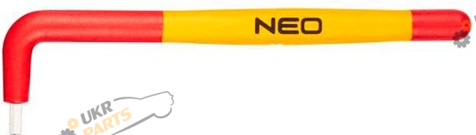 Ключ шестигранный NEO изолированные 1000В 5мм 1 шт (01-173)