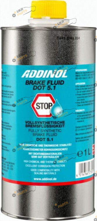 Тормозная жидкость Addinol DOT 5.1 BRAKE FLUID 1 л (4014766073051)