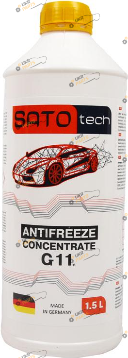 Концентрат антифриза Sato Tech G11 жёлтый 1.5 л (G1101Y)