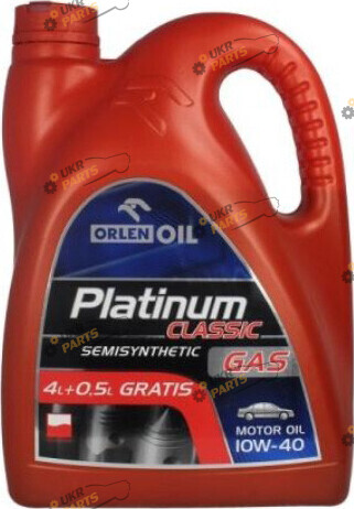 Моторное масло Orlen Oil Platinum Classic Gas SemiSynthetic 10W-40 4.5 (5901001773403)