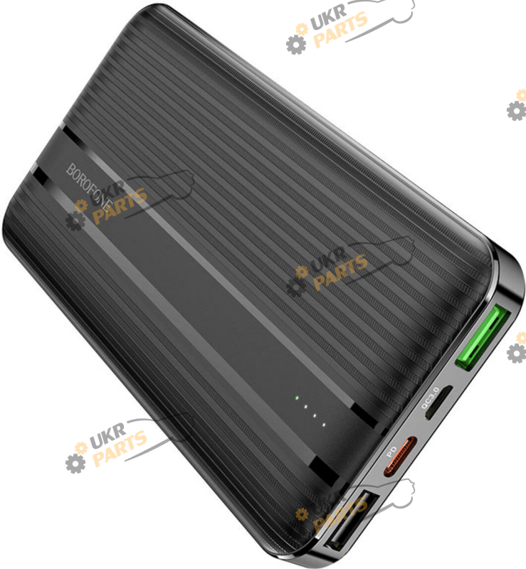 Повербанк Borofone BJ9 Uranus PD+QC3.0 Black (BJ9B)