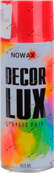 Аэрозольная краска NOWAX Diamond Decor Lux красный 450 мл (NX48023)