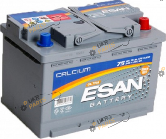 Автомобильный аккумулятор Esan 720A R+ 75 Ач (6CT- 75Aз 720A R MF)