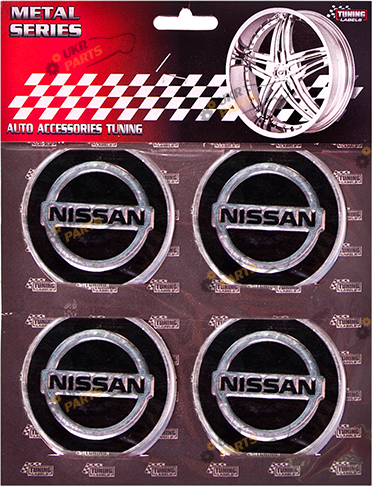 Эмблема на колпак SJS Ø 60мм (4 шт.) Nissan (42266)