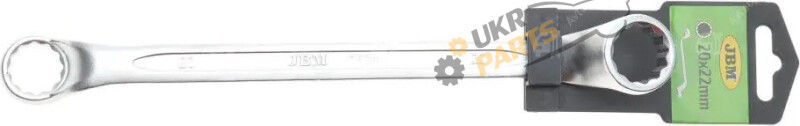 Ключ накидной JBM изогнутый 20 мм 45° L-295 mm (10634)