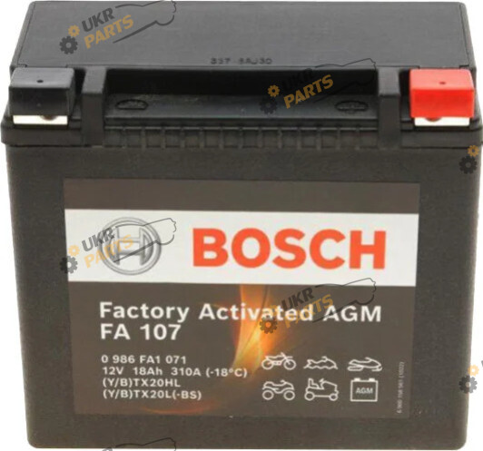 Мотоциклетный аккумулятор Bosch 18 Ач (0 986 FA1 071)