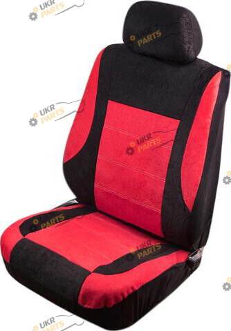 Чехлы для сидений Milex красно-черные (VSC-191056V-6 BK/RD)