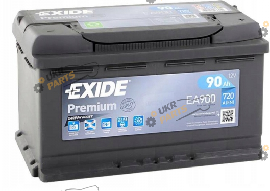 Автомобильный аккумулятор Exide PREMIUM 720 А 90 Ач (EA900)