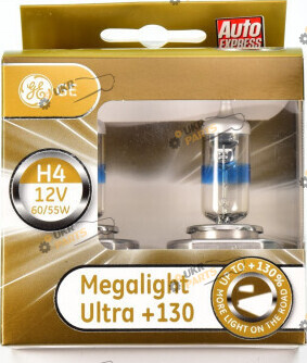 Галогеновая лампа General Electric Megalight Ultra 130 H4 2 шт (50440XNU.2D)