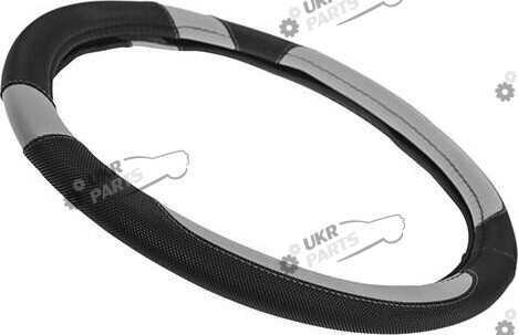 Чехол на руль Vitol M (37-39 см) черно-серый (VJX-163103/3 BK/RD M)