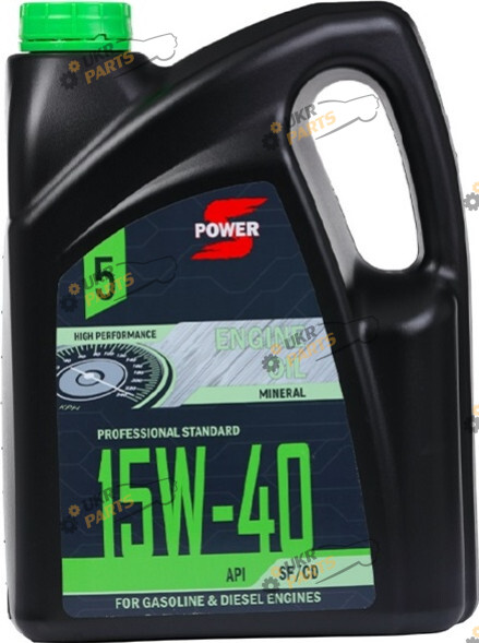 Моторное масло S-POWER Standart 15W-40 5 л (SP15W405LCAN)