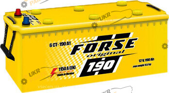 Автомобильный аккумулятор Forse Ista (+/-) 190 Ач (6СТ-190Ah)